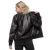 Chaqueta bomber piel vegana