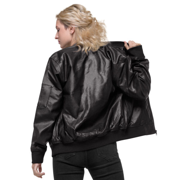 Chaqueta bomber piel vegana