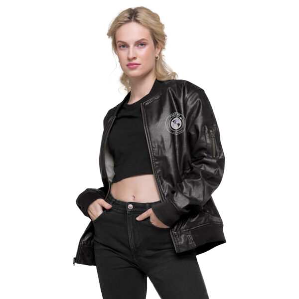 Chaqueta bomber piel vegana