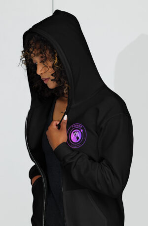 Sudadera gruesa unisex con capucha y cremallera Multipase