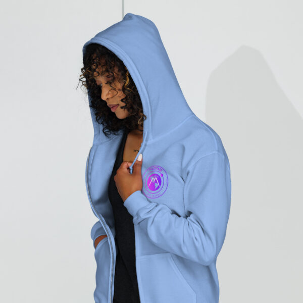 Sudadera gruesa unisex con capucha y cremallera Multipase