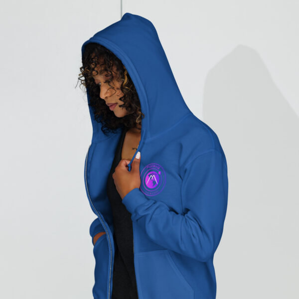 Sudadera gruesa unisex con capucha y cremallera Multipase