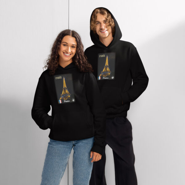 Sudadera con capucha gruesa oversize - París Francia.