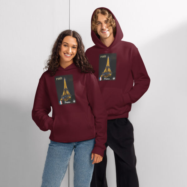 Sudadera con capucha gruesa oversize - París Francia.