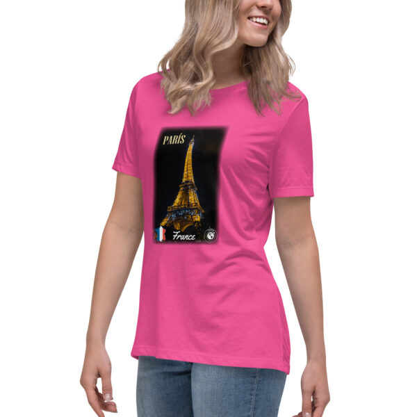 Camiseta suelta mujer - París Francia.