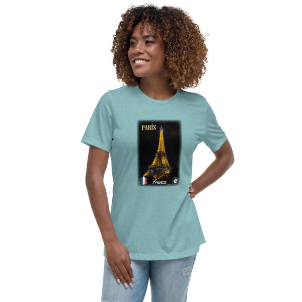 Camiseta suelta mujer - París Francia.