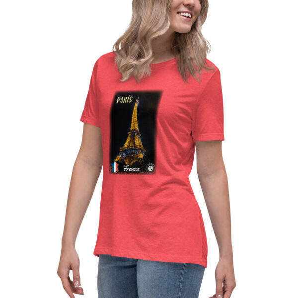 Camiseta suelta mujer - París Francia.
