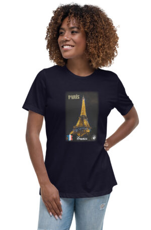 Camiseta suelta mujer - París Francia.