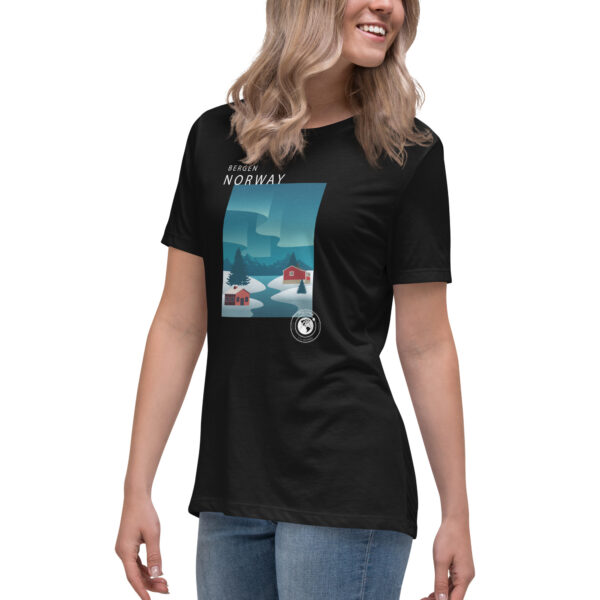 Camiseta suelta mujer - Bergen Norway.