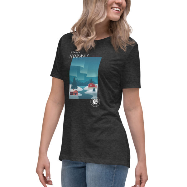 Camiseta suelta mujer - Bergen Norway.