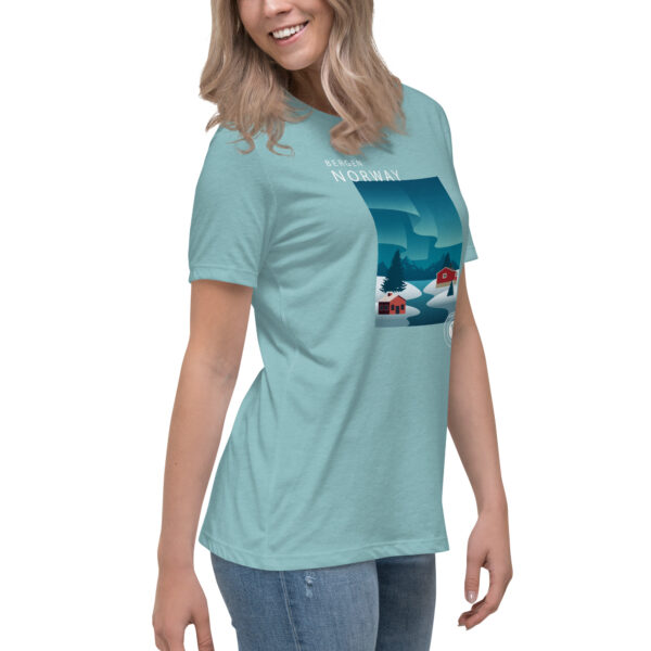 Camiseta suelta mujer - Bergen Norway.