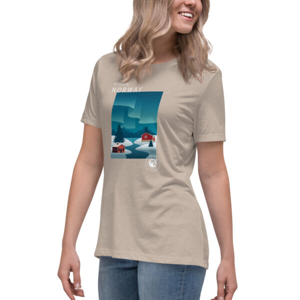 Camiseta suelta mujer - Bergen Norway.