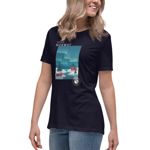 Camiseta suelta mujer - Bergen Norway.