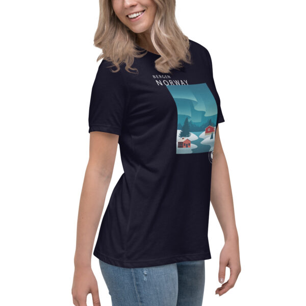 Camiseta suelta mujer - Bergen Norway.