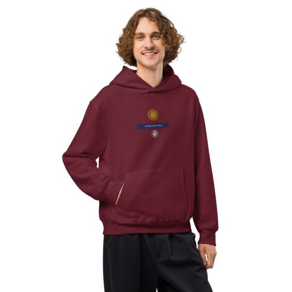 Sudadera con capucha gruesa oversize - Argentina - Bordada