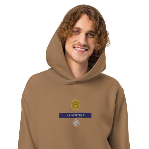 Sudadera con capucha gruesa oversize - Argentina - Bordada