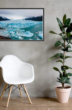 Pรณster con marco - Calafate Glaciar ARG